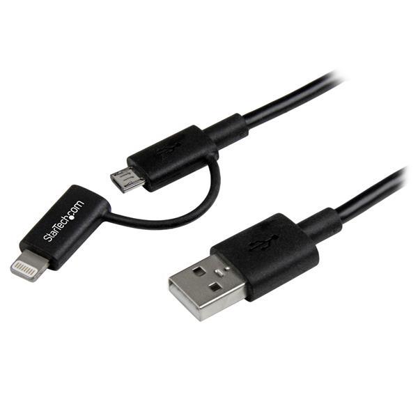 Câble USB StarTech.com LTUB1MBK