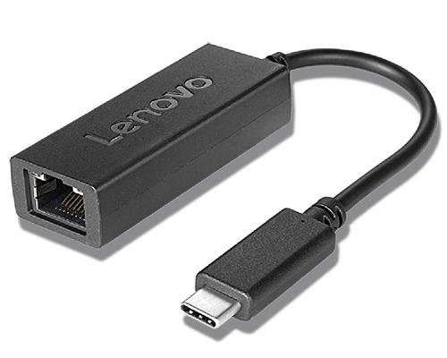 Lenovo USB C, RJ-45, Black (4X90S91831)