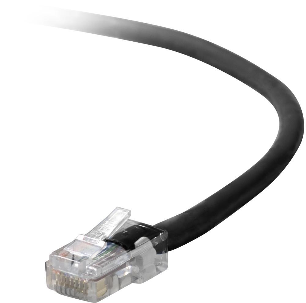 Belkin Cat5e, 7ft, 1 x RJ-45, 1 x RJ-45, Black (A3L791-07-BLK)