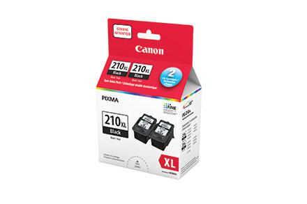 Canon 2 x 210 XL, Black (2973B020)