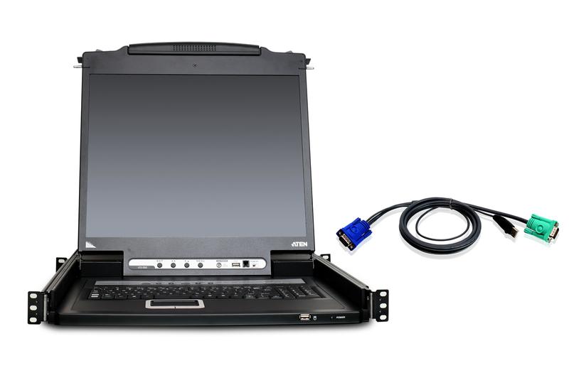 ATEN CL5708MUKIT, 43,2 cm (17&quot;), LCD, 5:4, VGA, USB, PS/2