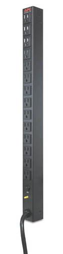 APC PDU en rack, de base, zéro U, 20 A, 120 V, (14) 5-15 (AP9551)