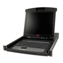 APC Console LCD rack 17&quot; - Commutateur KVM analogique 8 ports intégré (AP5808)