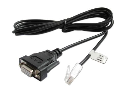 APC AP940-0625A, DB9, RJ45, 2 m, Black