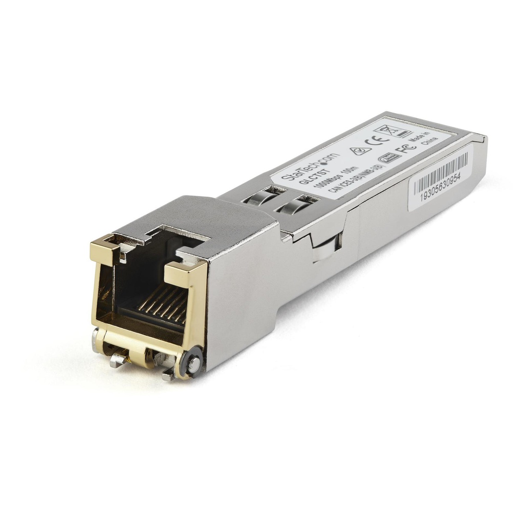 Module émetteur-récepteur réseau StarTech.com SFP1GTEMCST