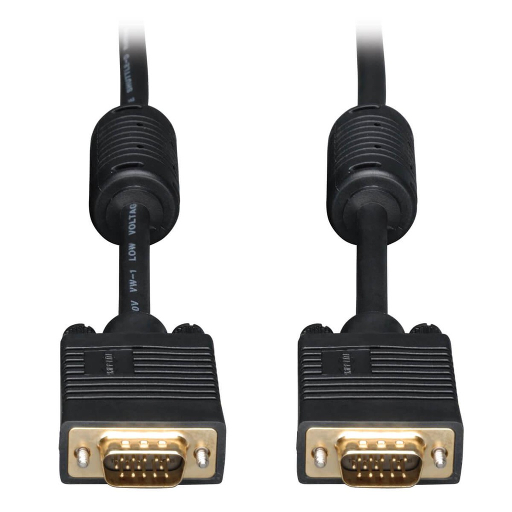 Tripp Lite Câble coaxial RVB haute résolution VGA (HD15 M/M), 9,14 m (30 pi)