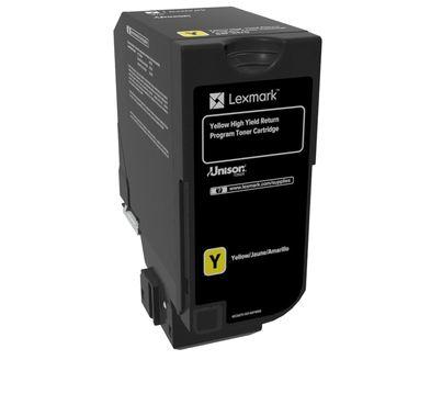 Lexmark 84C1HY0, 1600 pages, Jaune, 1 pièce(s)