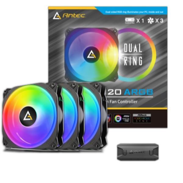 ANTEC PRIZM X 120 ARGB 3x + Controleur