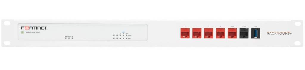 Rackmount.IT 1U, 44 x 482 x 217mm, 6 x RJ-45, f/ FortiGate 40F, FortiADC 60F