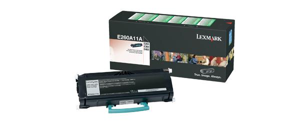 Cartouche de toner du programme de retour Lexmark E260, E360, E46x