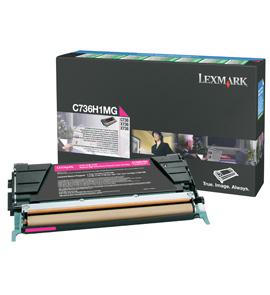 Lexmark C736H1MG, 10000 pages, Magenta, 1 pc(s)