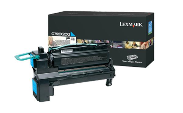 Lexmark C792, 20000 pages, Cyan, 1 pièce(s) (C792X2CG)