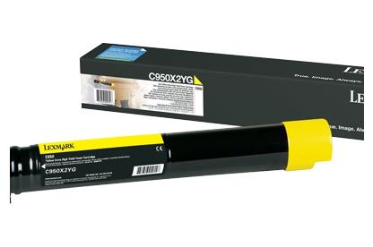 Lexmark C950 Cartouche Jaune très haute capacité (C950X2YG)