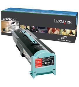 Lexmark Cartouche de toner haute capacité, Noir (X860H21G)