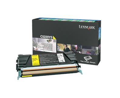 Lexmark C5220YS, 3000 pages, Jaune, 1 pièce(s)