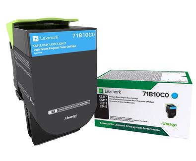 Lexmark 71B10C0, Cyan, 1 pc(s)