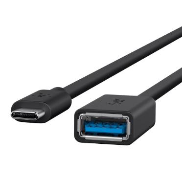 Belkin 3.0 USB-C - USB-A, 5 Gb/s, 1,5 A (B2B150-BLK)