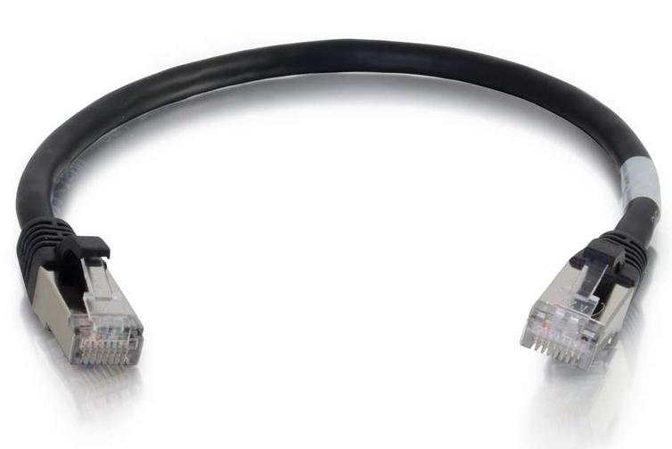 C2G 1.21m, Cat6a, RJ-45, m/m, black (00709)