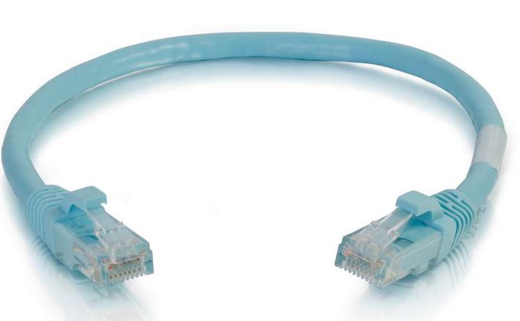 C2G 2.13m, Cat6a, RJ-45, m/m, aqua (00763)