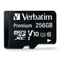 Verbatim 70364, 256 GB, MicroSDXC, Class 10, UHS-I, 100 MB/s, Class 1 (U1)