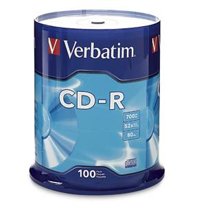 Support CD-R standard 120 mm Verbatim