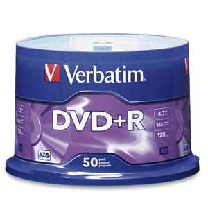 Verbatim 16x DVD+R Media