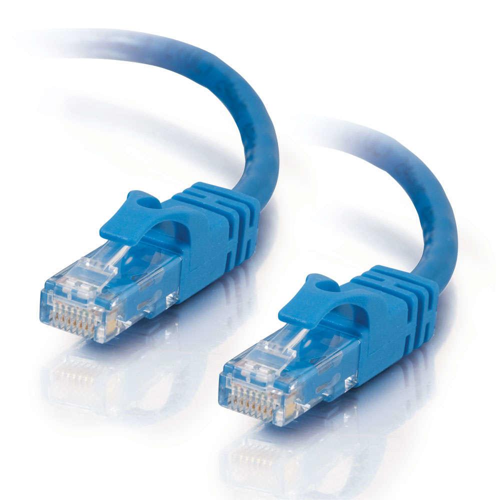 C2G 30ft.(9.14m), Cat6, Snagless Patch Cable, Blue (03980)