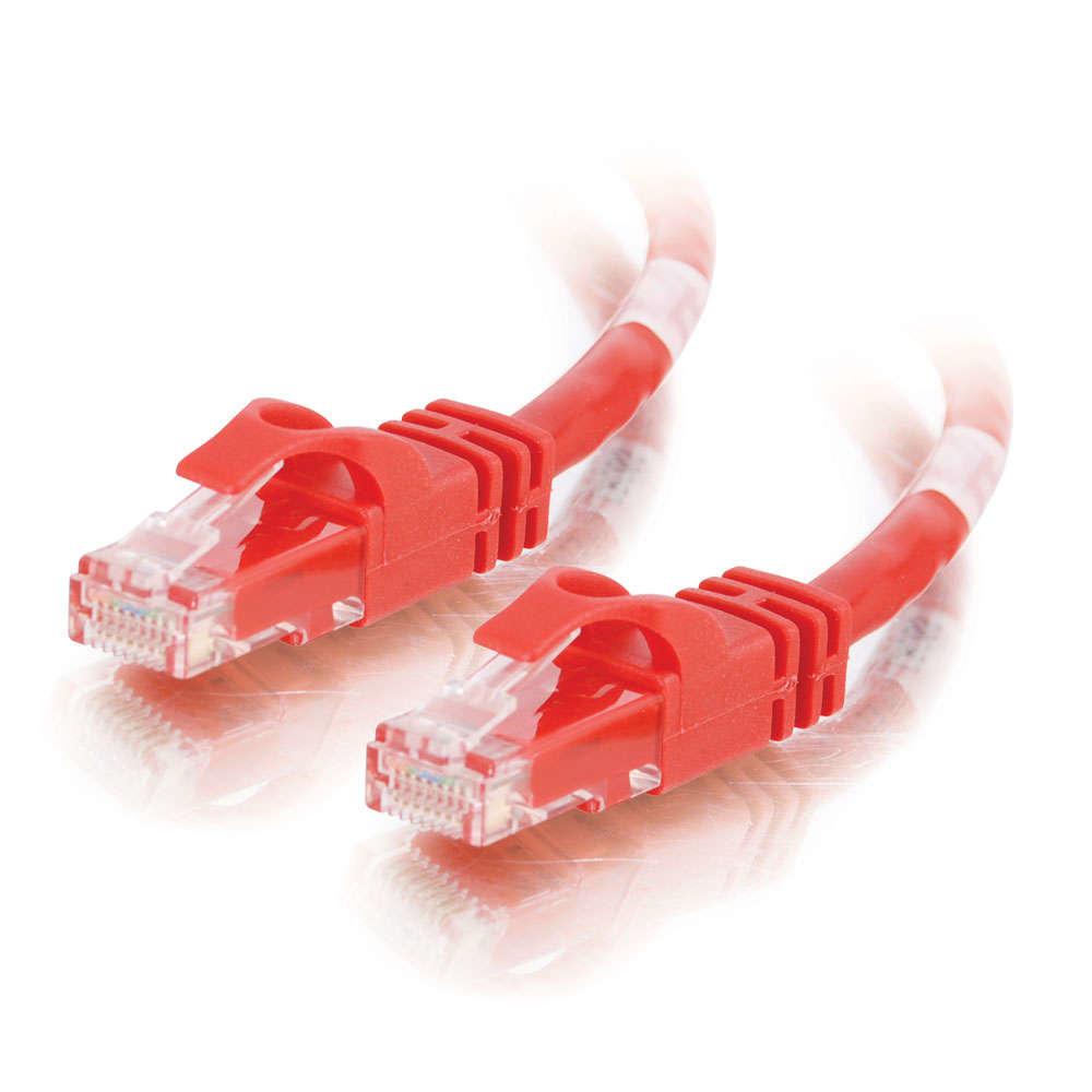 C2G 6ft.(1.83m), Cat6, Snagless Patch Cable, Red (04000)