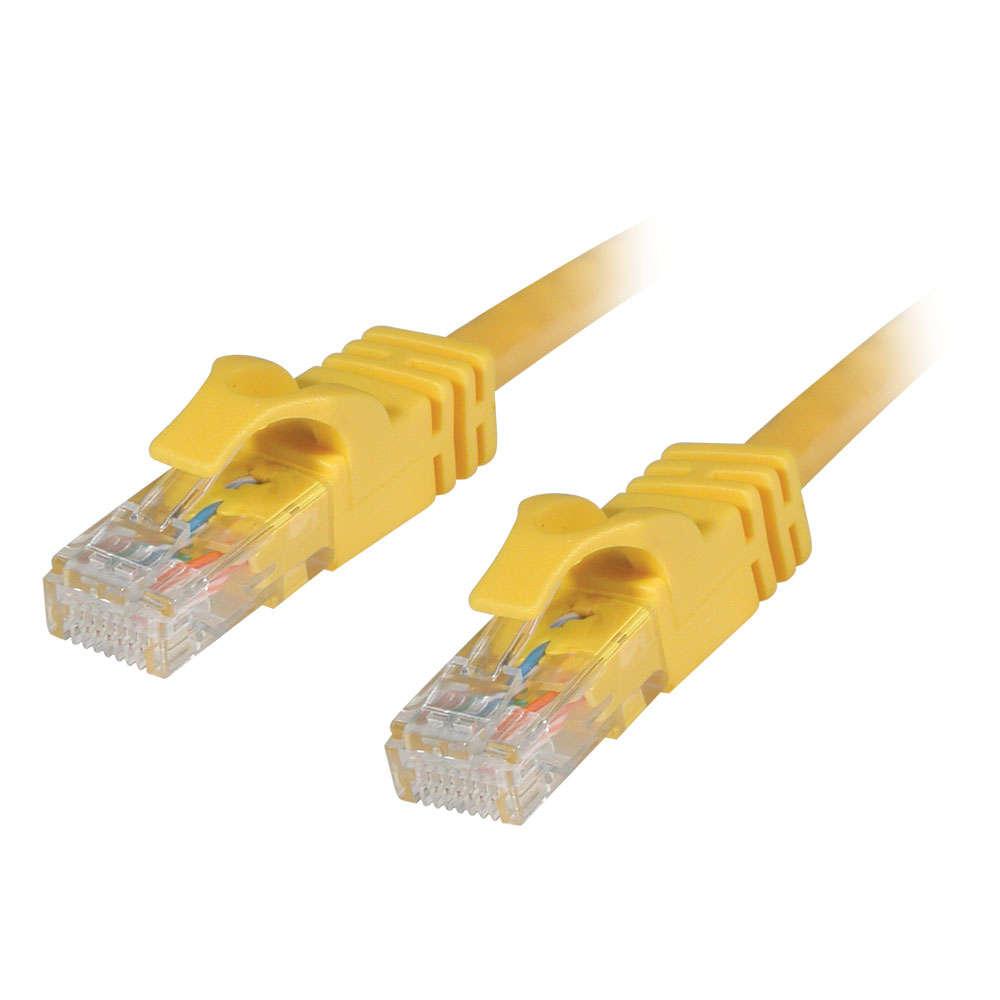 C2G 2ft.(0.61m), Cat6, Snagless Patch Cable, Yellow (04007)