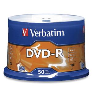 Verbatim 16x DVD-R Media