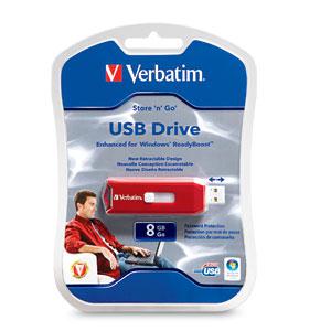 Verbatim 8GB Store 'n' Go USB flash drive