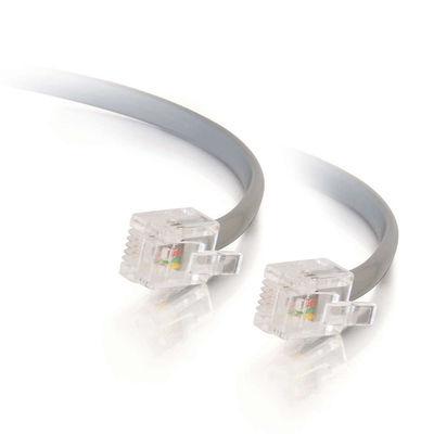 C2G 14ft RJ11 6p4c Modular Cable Straight (09591)