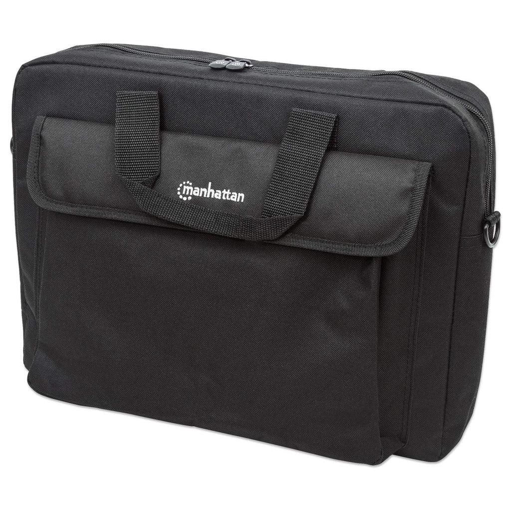 Manhattan London Laptop Bag 15.6&quot;, Top Loader, Black (438889)