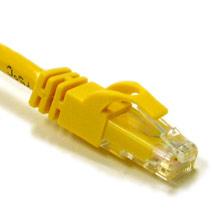 C2G 5ft Cat6 550MHz Snagless Patch Cable Yellow, 1,5 m (31346)