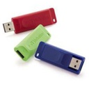 Verbatim 8GB Store 'n' Go USB Flash Drive, 3pk, Red, Green, Blue (98703)