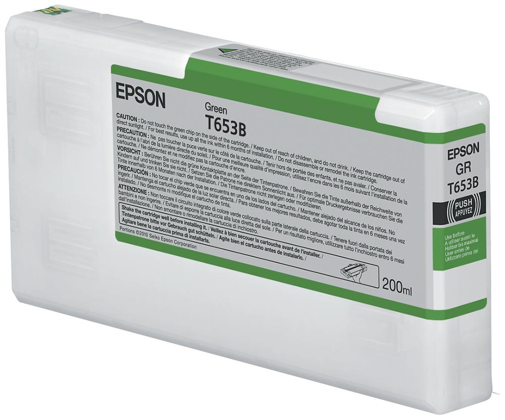 Epson T653B Green Ink Cartridge (200ml) (T653B00)