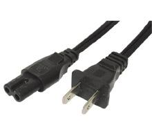 C2G Non-polarized Power Cord, Black 6ft, 1.83 m (27398)