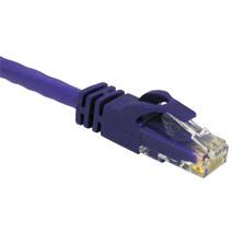 C2G 10ft Cat6 550MHz Snagless Patch Cable Purple (27803)