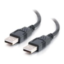 C2G 2m USB 2.0 A Male to A Male Cable - Black (6.6 ft) (28106)