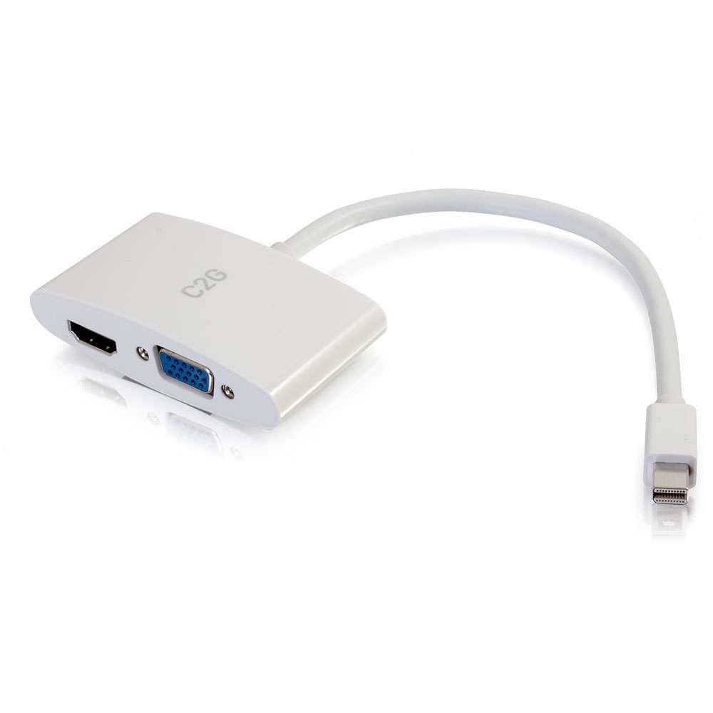 C2G Mini DisplayPort to HDMI + VGA, M/F, 200mm (28272)