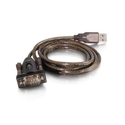 C2G 26887, Black, 1.5 m, USB, DB9