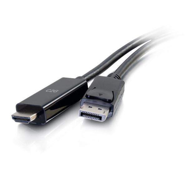 C2G 1.8 m, DisplayPort, HDMI, 4K, 60Hz, HDCP, 3D (50194)