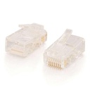 C2G 11381, RJ45, Transparent, 100 pc(s), 0.154 kg (0.34 lbs)