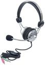 Manhattan 175517, Avec fil, 20 - 20000 Hz, Appels/Musique, 340 g, Casque, Gris