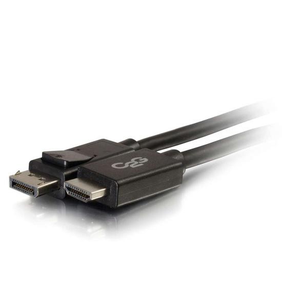 C2G 6ft (1.8m) DisplayPort™ Male to HDMI® Male Adapter Cable - Black (54326)