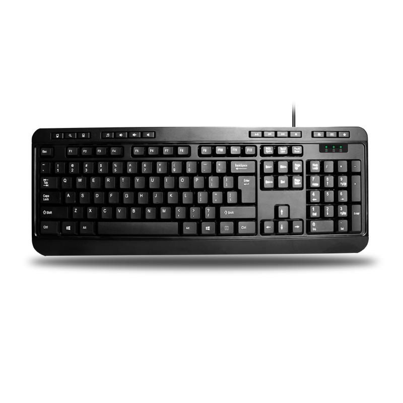 Adesso Multimedia Desktop Keyboard, PS/2 (AKB-132PB)