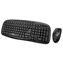 Adesso WKB-1330CB - Ensemble clavier et souris de bureau sans fil 2,4 GHz