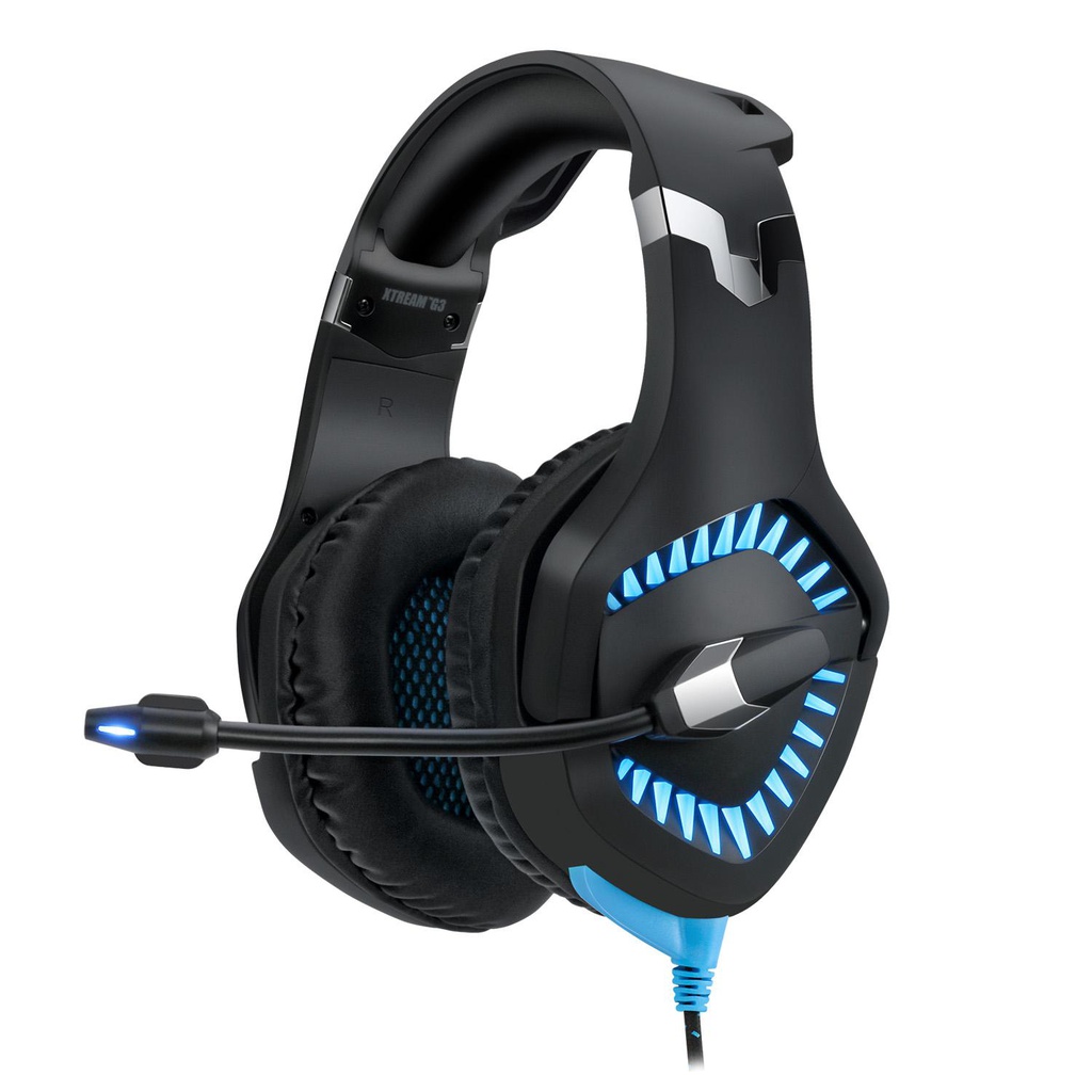 Adesso Casque/casque de jeu virtuel 7.1 avec microphone (XTREAM G3)