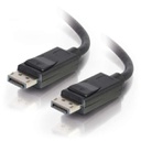 C2G Câble DisplayPort de 0,9 m avec loquets M/M, noir (54400)