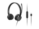 Lenovo USB-A Wired Stereo On-Ear Headset (with Control Box) (4XD1K18260)